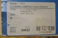 Bianchi AccuMold Elite Expandable Baton Holder & Covered Light Pouch Size 4