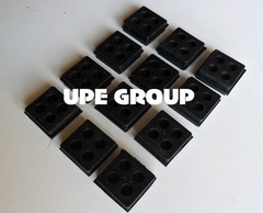 12 pack of anti vibration pads speaker vibration isolation 2″x2″x3/4″ all rubber