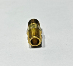 (7) 3325×4 WEATHERHEAD Brass 1/4″ MPT x 1/4″ MPT Hex Nipple Adapter