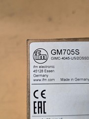 IFM GM705S Fail-Safe Inductive Sensor 19.2-30VDC 4-20mm