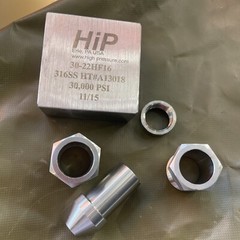 HiP 30-22HF16 Elbow High Pressure Fitting 30,000 PSI See Pictures