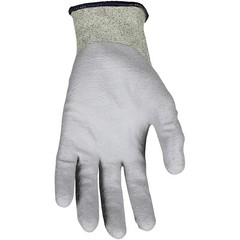 ANSI A5 Cut Resistant Gloves 18 Gauge Shell Polyurethane Coated Palm Work Gloves