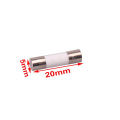 100Pcs Quick Blow Ceramic Tube Fuse Assorted Kit Amp 250V 0.5A, 1A, 5A, 6A, 8A,