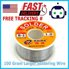 63/37 Rosin Core Solder 0.6mm Diameter Soldering Flux Wire 100g 65ft