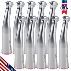 Yabangbang Dental Electric Handpiece 1:5 Contra Angle LED Optic High Speed 1-10