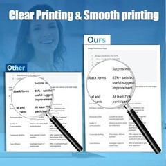 Thermal Printer Paper 8.5 x 11 Inch, 100 Sheets US Letter Size 100