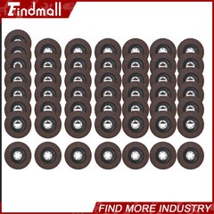 Findmall 50 Pcs 4-1/2″×7/8″ 40 Grit Premium Zirconia Flap Disc Sanding Grinding