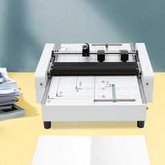 A3 Booklet Folding Binding Machine Paper Stapling Making Book Stapler w/ Staples