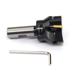 Indexable End Mill 3/4”Shank,2”cutting Diameter,3-3/4″overall Length