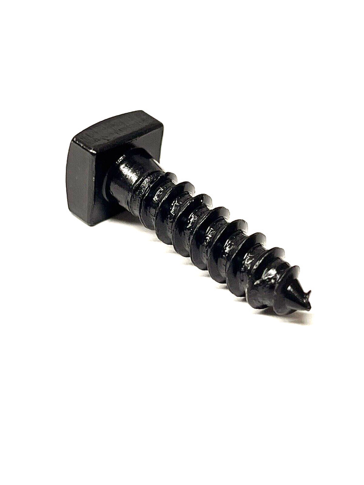 (25) 3/8 X 1-1/2 Square Head Lag Bolt Black Oxide Screw BLACK 3/8×1.5” 9/16 SQ