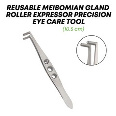 Meibomian Gland Roller Expressor 10.5 cm Stainless Steel Ophthalmic Instruments