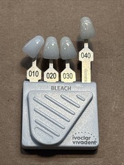 Ivoclar Dental Bleach Shade Guide 4 Colors Bleached Chart Teeth Whitening