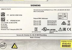 Siemens 6AV7241-3EB07-0FA0 Module Simatic IPC477E Industrial Panel PC HMI