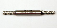 1/4 X 3/8 X 5/8 X 3-3/8 HSS 4 FLUTE DOUBLE END END MILL (B-2-11-6-24)
