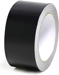 Black Aluminum Foil Tape Black Adhesive Aluminum Foil Tape High Temp Heavy Duty