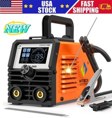 HITBOX 200A Stick Welder 110V ARC MMA Lift TIG 2-in-1 Welding Machine DIY/Gift