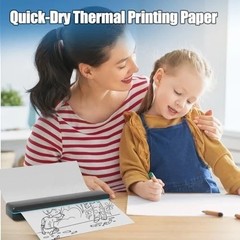 Thermal Printer Paper 8.5 x 11 Inch, 100 Sheets US Letter Size 100