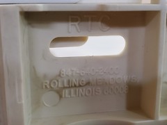 Lot of 55 RTC Profit Pusher 12″ T-Track Automatic Spring-Feed Shelf Units, Beige