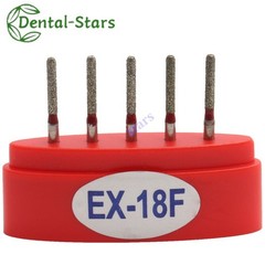 5Pcs/Box Dental FG Diamond Burs 10 Sizes EX 11-EX24 Bur For High Speed Handpiece