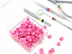 Silitone Color Bands 100/Pack Dental Instruments Identification High Quality