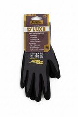 12 Pair DIESEL Blue Safety Gloves Latex Coated Grip Cut Resistant