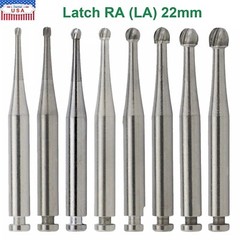 Dental RA Round Carbide Bur Latch Type RA 1-8 Burs 5pcs Box