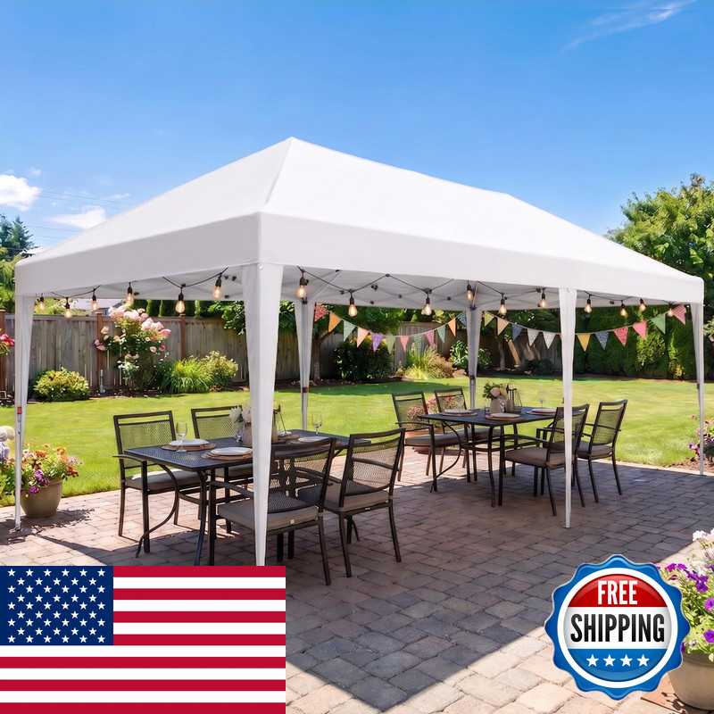 Havzeno 10X20 Ft Pop Up Canopy Without Sidewall Commercial Waterproof Canopy