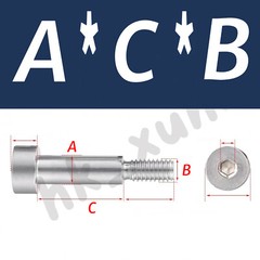 Shoulder Bolt Screws Stainless Steel M2 M2.5 M3 M4 M5 M6 M8 – Allen Socket Head