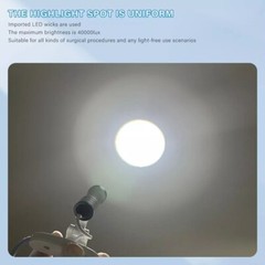5W Dental LED Surgical Headlight Headband ENT Headlamp Wireless Light Filter