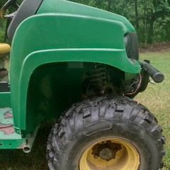 Front Right Fender For John Deere Green – Gator 620i 850D HPX replace AM137567