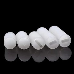 White Plastic Nylon Flat Point Grub Screws Slotted Head Socket Set Screw DIN 916