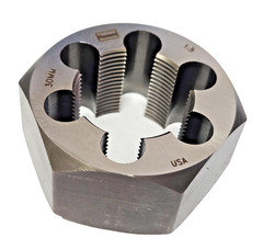 M30 X 1.5 Metric 2″ Hex Rethread Die Irwin 7373 30MM Carbon Steel USA MADE
