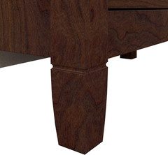 Bush Key West Tall Storage Cabinet in Bing Cherry – Stylish & Functional