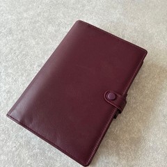 Filofax 1980s Late Bible Size System Notebook Italian Calf Leather Vintage