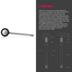 , Babinski Telescoping 2.0® Neurological Reflex Hammer with Built-in Brush fo…