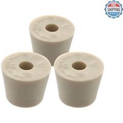 Drilled Tapered Rubber Stopper Set – Perfect for Bottles & Fermentation Needs