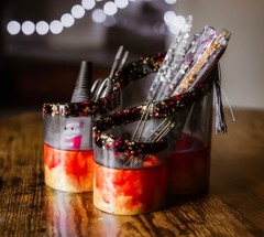 Resin Desk Organizer Handmade Pen Pencil Holder Makeup Brush Caddy