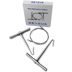 GIGLI Saw Set (2 Handles & 1 Wire) Surgical Neurology Orthopedic Instruments