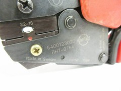 MOLEX 640012300C RHT-8764 HAND CRIMP TOOL 18 – 22 AWG ~ 64001-2300 C NO LOCATOR
