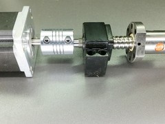 5MM X 12.7MM 1/2″ Flexible Ballscrew Shaft Clamp Coupler Coupling Linear Motion