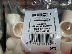 Lot Of 2 T00110J 10 Packs 3/4″ CPVC 90 Degree Plumbing Elbows (20 Total) Free Sh