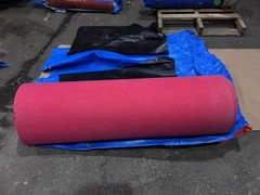 High Abrasion Resistant Rubber Roll – 49.6″ x 30′