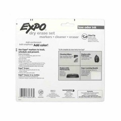 2 Packs of Dry-Erase Starter Kit, Pack Of 4 Markers, Eraser + Spray Cleaner