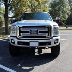 Front Bumper Fog Light for 2011-2016 F250 F350 F450 F550 with Harness Smoky Lens