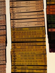 Lot Of 150 Briggs & Stratton Engine Microfiche Cards Dealer Parts Catalog Manual
