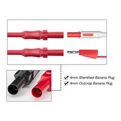 18PCS Multimeter Automotive Test Lead Kit with Wire Piercing Clip Puncture Probe