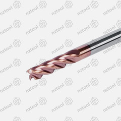 1/8″ 4 Flute TiSiN Coated Carbide End Mill for Aluminum, Steel, Plastic