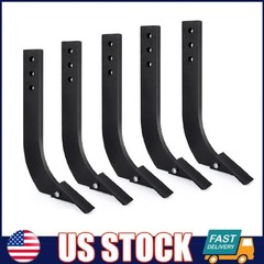5 Pack 16” Box Blade Shank Ripper Shank ,Box Scraper Shank Teeth Pins,3 Holes