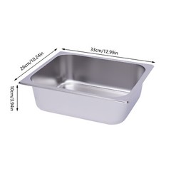 6 Pack 4″ Deep 1/2 Size Stainless Steel Steam Table Pans Hotel Food Prep Pan NEW