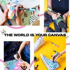 posca Markers Portrait Tones Set of 8, Acrylic Paint Medium,
